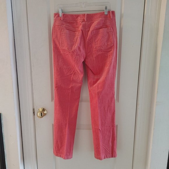 A “346" Brooks Brothers-Rose Color-Pinwale Corduroy Lucia Pant - Picture 6 of 7